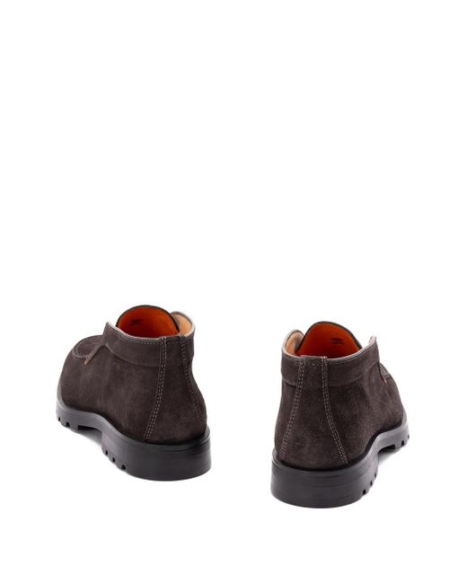 Santoni Brown "Rock" Lace Up for men