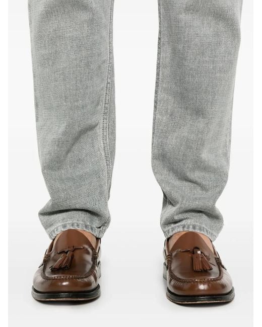 Jean À Coupe Fuselée Eleventy pour homme en coloris Gray