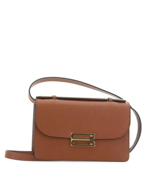Victoria Beckham Brown The Dorian Shoulder Bag