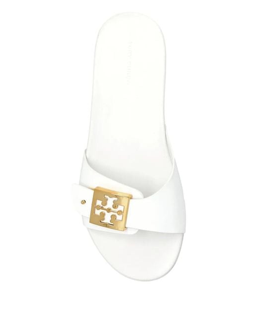 Tory Burch White Sandals