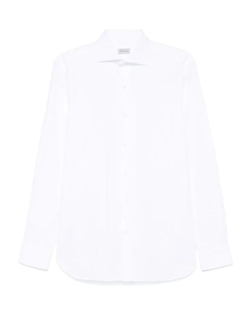 メンズ Sartorio Napoli コットン シャツ White