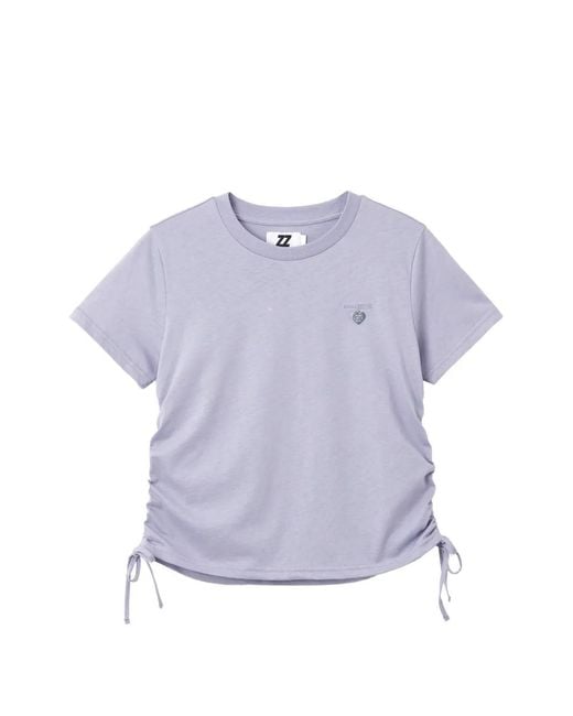 Izzue Purple Drawstring T-Shirt