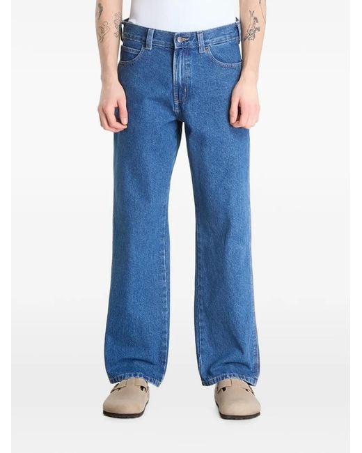 Dickies Blue 954 Relaxed-Straight Jeans for men