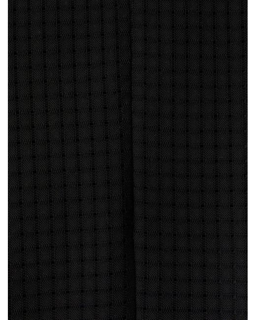 Abito Midi Smanicato La Scala Con Ricamo di LaDoubleJ in Black