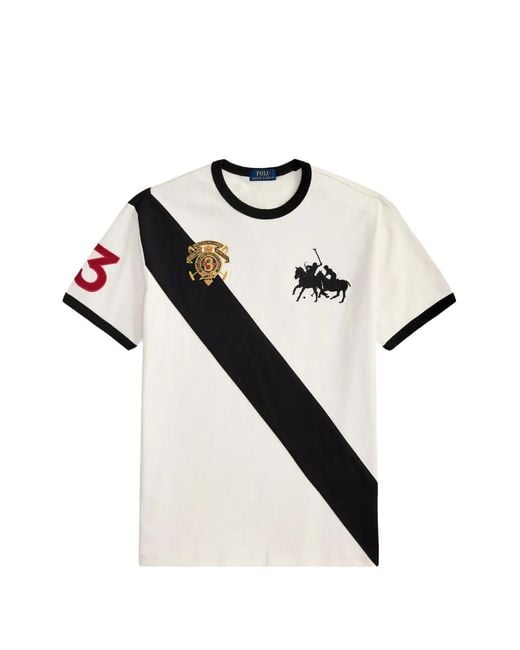 Polo Ralph Lauren White Logo-Detail T-Shirt for men