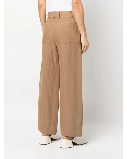 Vince Natural Weite Hose Mit Patch