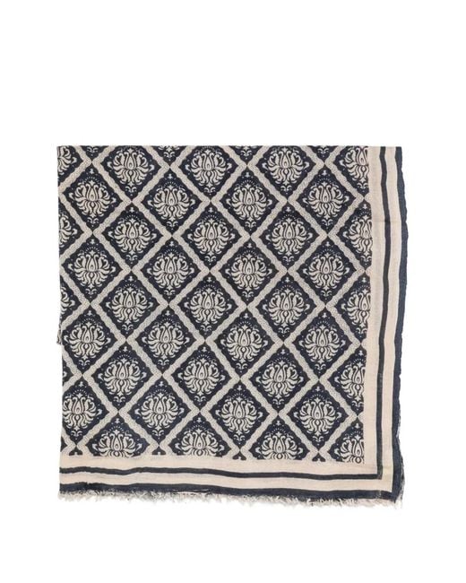 Mouleta Gray Frayed Scarf