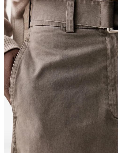 Marc O' Polo Natural Belted Wide-Leg Trousers