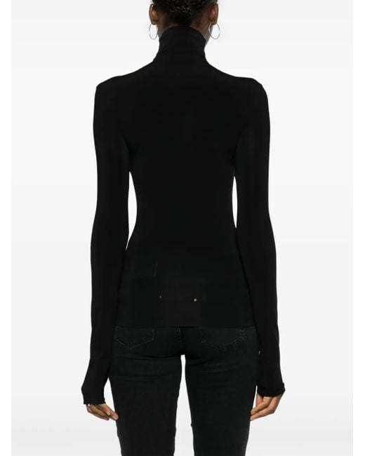 Off-White c/o Virgil Abloh Black Off- Off-Stamp High-Neck Top