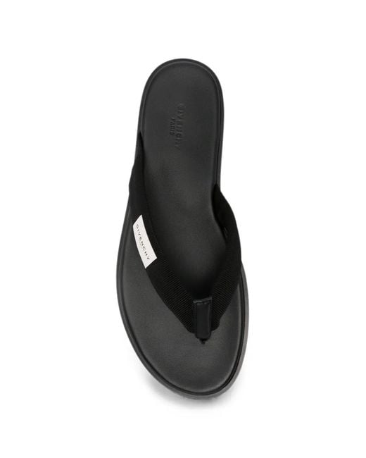 Givenchy White Logo-Patch Sandals for men