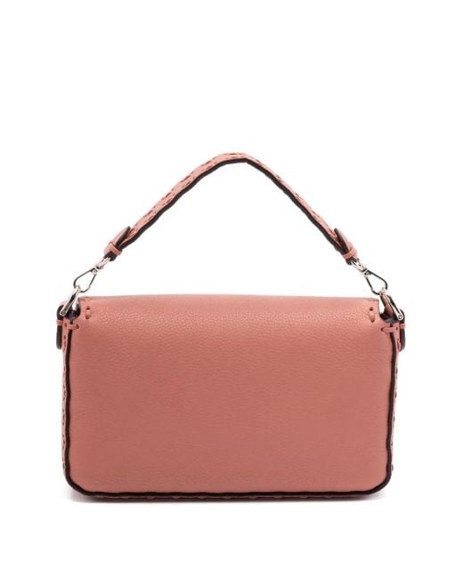 Fendi Pink Leather Chain Mini Bag