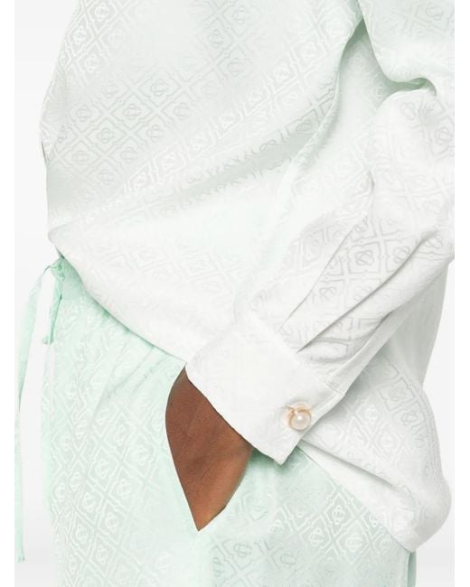 Casablanca White Shirt With Faded Effect