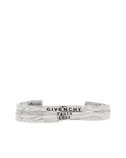 Givenchy White Tape Cuff Bracelet