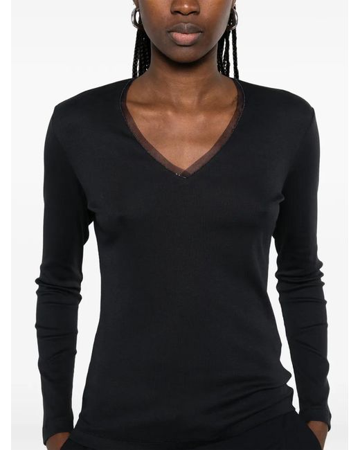 Fabiana Filippi Blue Cotton Elastane Jersey