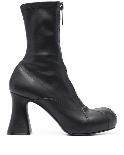Stella McCartney Black Zipped Ankle Boots
