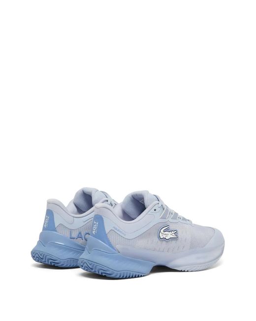 Lacoste White Ag-Lt23 Ultra Clay Court Sneakers