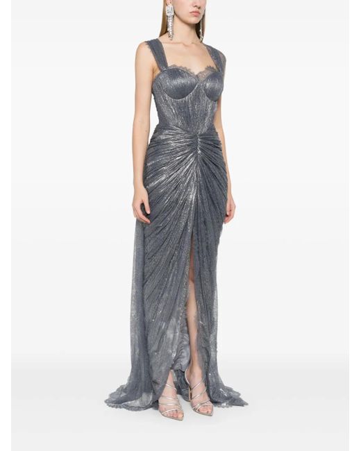 IRIS SERBAN Gray Hera Gown