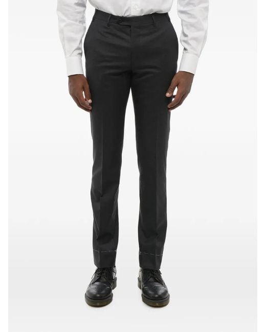 Corneliani Black Academy Trousers for men