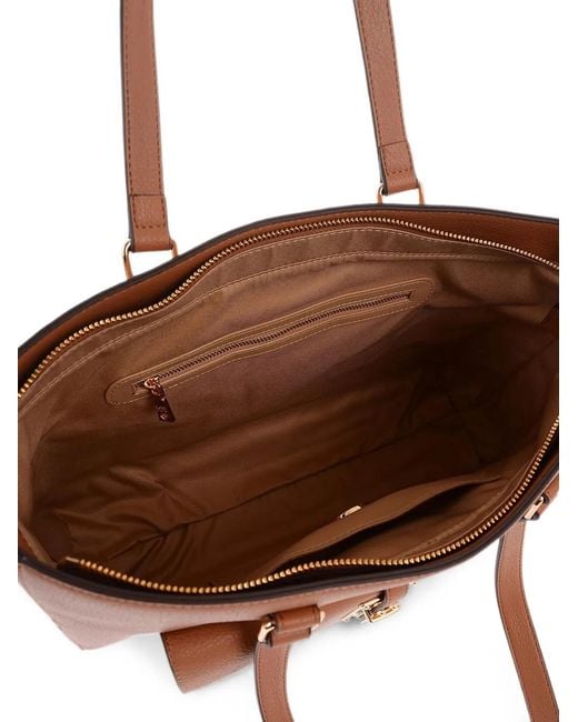 Moschino Brown Love Logo-Embossed Shoulder Bag