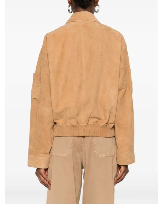 S.W.O.R.D Natural Patch Pocket Bomber Jacket