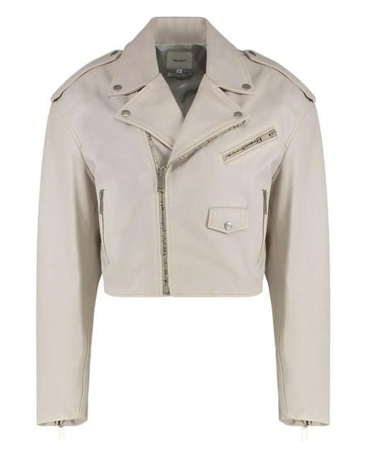 Halfboy Natural Zip-Details Biker Jacket