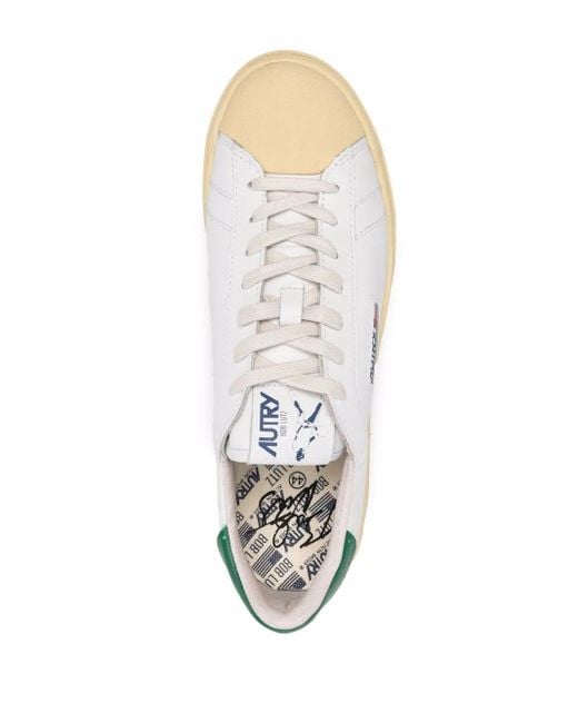 Autry White Medalist Sneakers for men