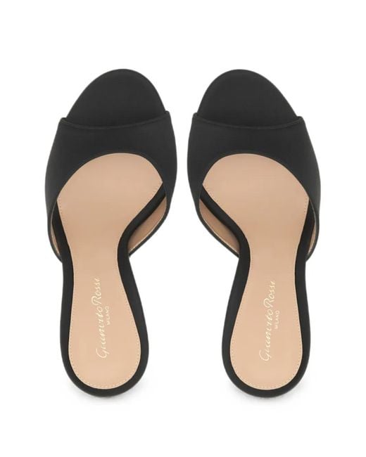 Gianvito Rossi Black Sofia Mules 95