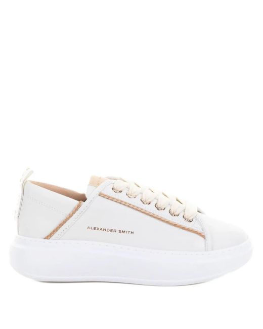 Alexander Smith プラットフォーム スニーカー White