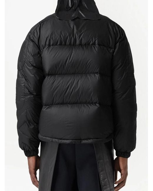 メンズ Burberry キルティング ジップジャケット Black