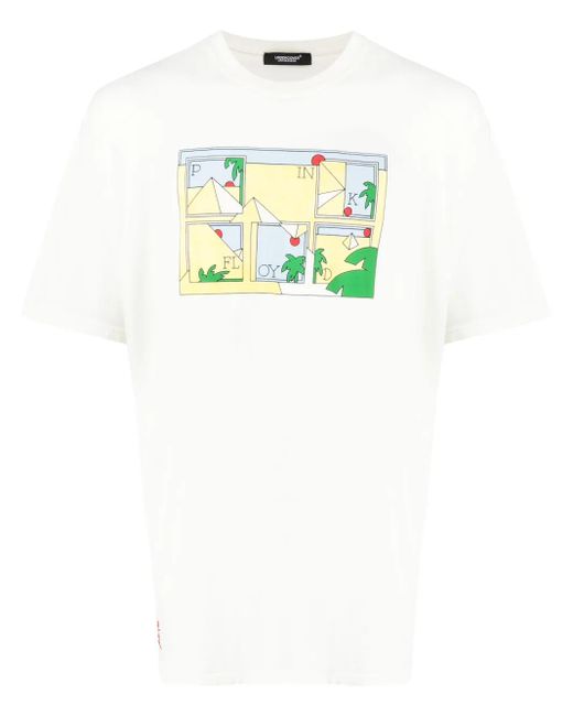 Undercover T-Shirt Met Tekst in het White voor heren