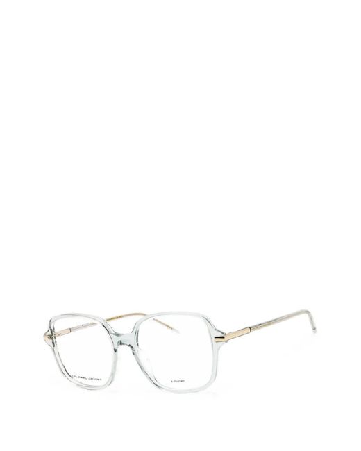 Marc Jacobs White Rectangle-Frame Glasses