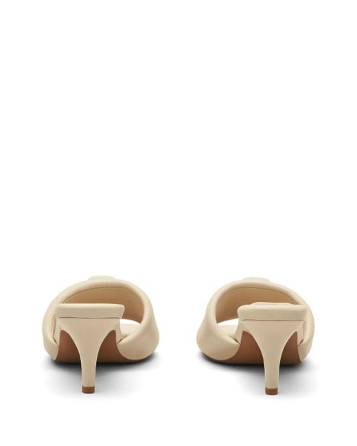 Sandalias The Leather J Marc con tacón de 65 mm Marc Jacobs de color Natural