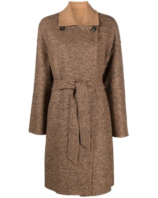 Cappotto Reversibile di Max Mara in Brown