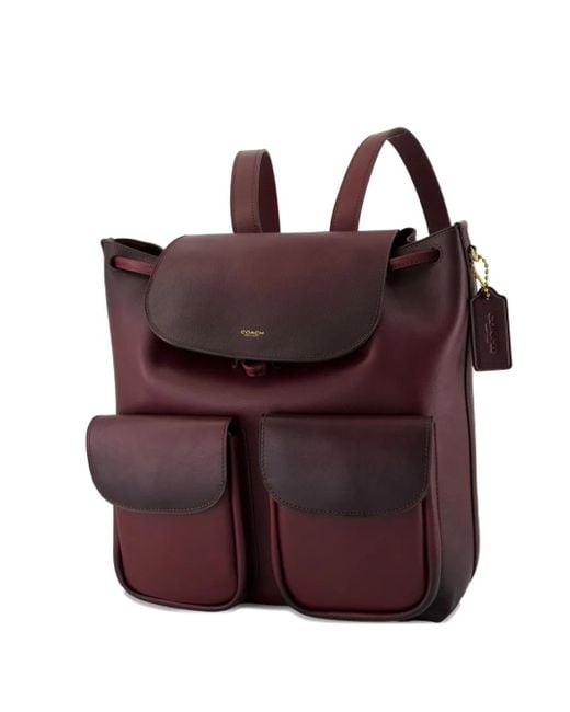COACH Crosby 28 バックパック Purple