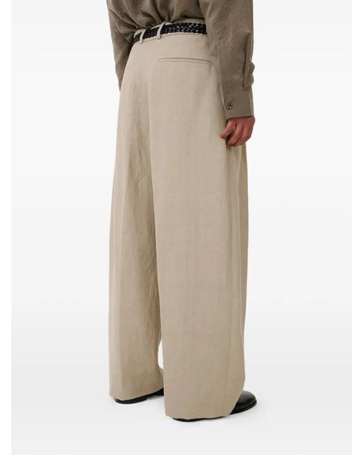 Studio Nicholson White Line Trousers for men
