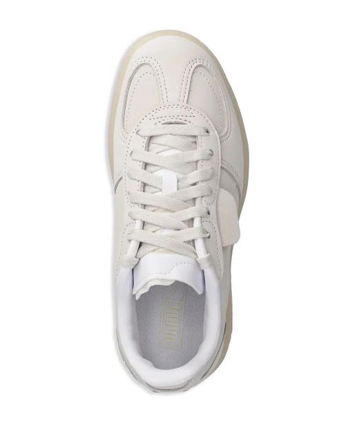 PUMA White Palermo Sneakers