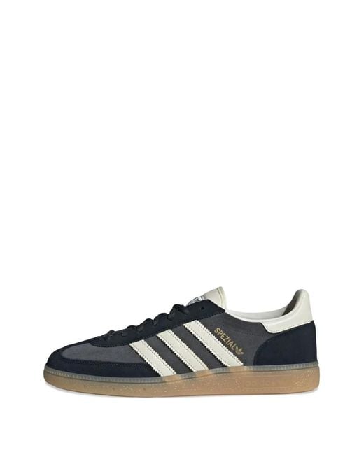 Adidas Blue Handball Spezial Stripes Sneakers for men