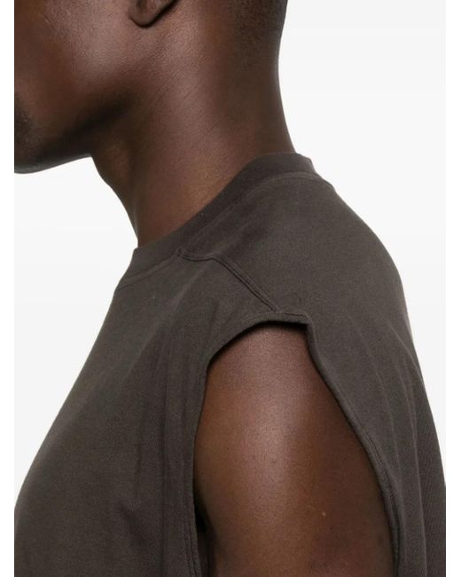 メンズ Rick Owens ノースリーブ Tシャツ Brown