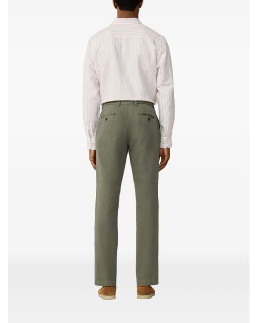 Hackett Green Kensington Slim-Fit Chino Trousers for men