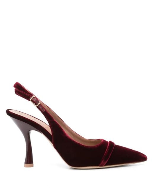 Malone Souliers ベルベット パンプス Brown