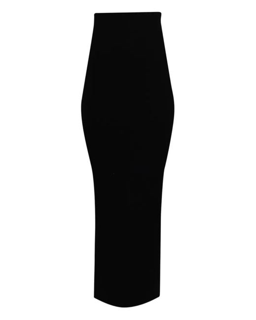 Vetements Black Fitted Maxi Skirt