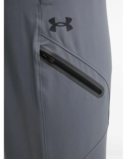 Under Armour Blue Zip-Pocket Track Pants for men