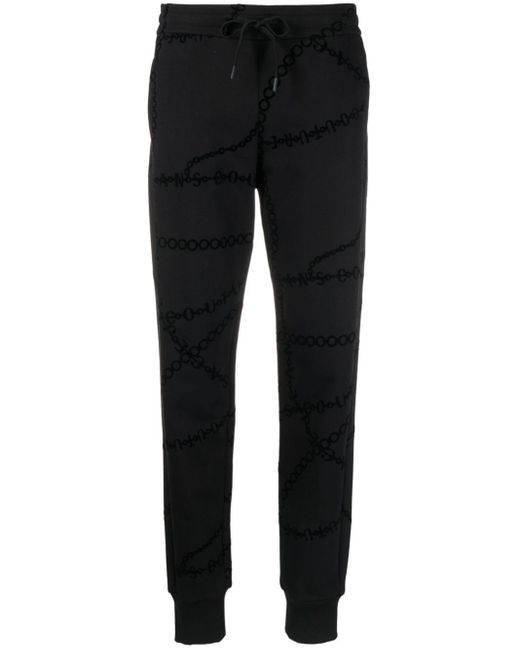 Pantalon de jogging à imprimé chaînes Versace Jeans Couture en coloris Noir  | Lyst