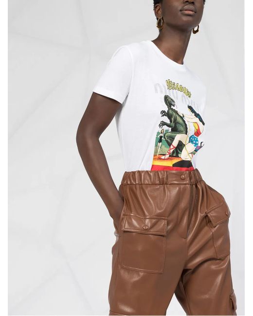 Pantaloni Taglio Regular di MSGM in Brown