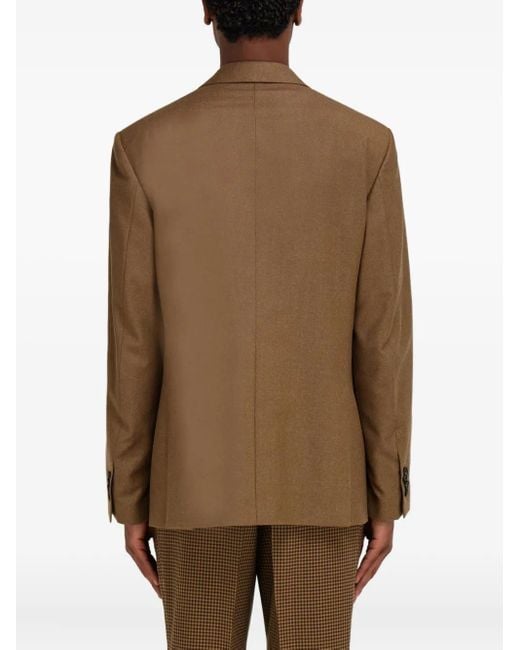 Blazer Con Botones Ferragamo de hombre de color Brown