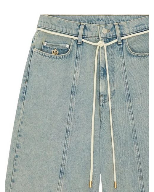 About Blank Blue Drawstring Shorts for men