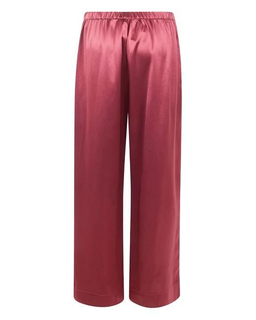 By Malene Birger Red Elasticated Trousers