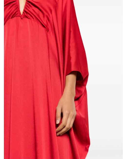Gloria Coelho Red X Isabella Fiorentino Kaftan-Style Maxi Dress