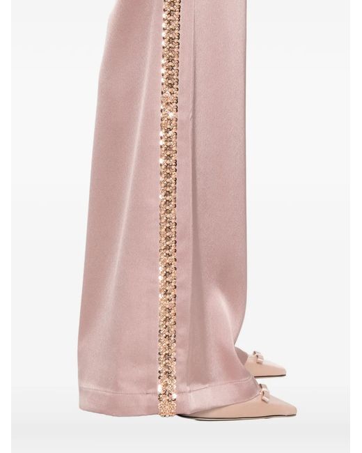 Baruni Pink Samar Embellished Trousers Suit