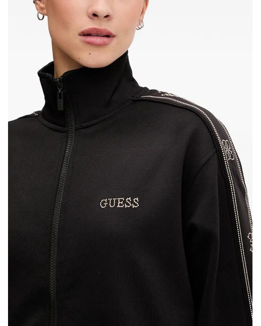 Guess Black Flaminia Ribbed Top